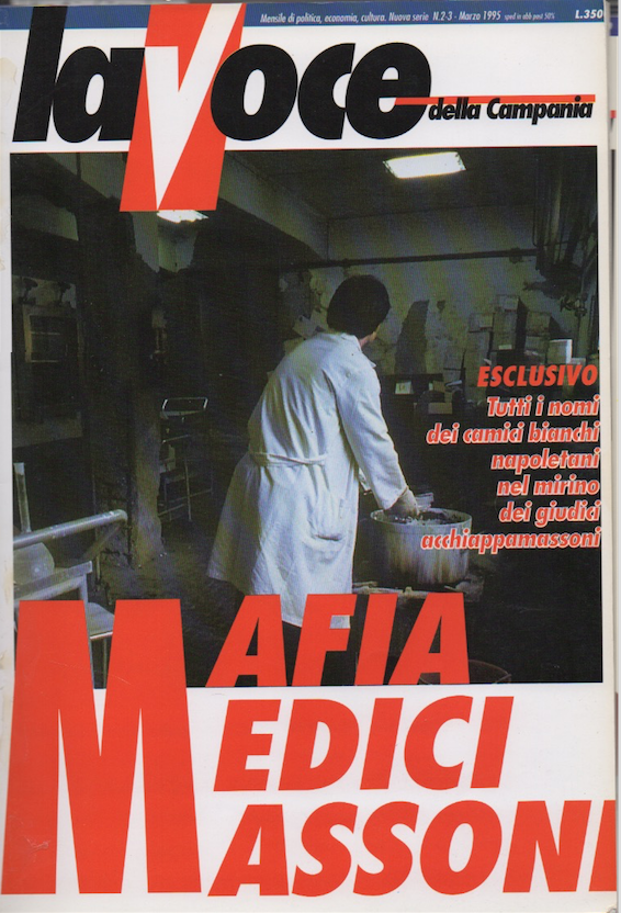 La copertina della Voce di marzo 1995