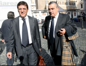Nicola Cosentino e Luigi Cesaro durante il governo Berlusconi