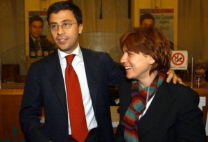 Italo Bocchino con la moglie Gabriella Buontempo