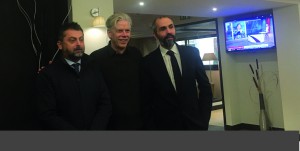 Da sinistra l'avvocato Ermanno Zancla, Kelly Duda e l'avvocato Stefano Bertone