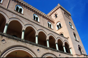 Il Castello Utveggio, sede del Cerisdi, che domina Palermo