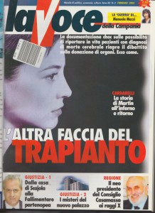 La copertina di febbraio 2003