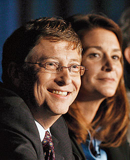 Bill e Melinda Gates. In apertura Barack Obama durante la sua visita a Milano