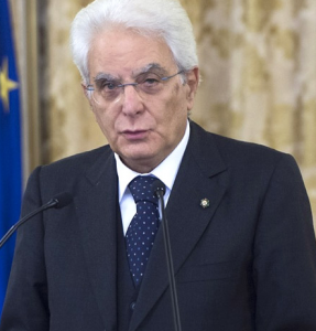 Il capo dello Stato Sergio Mattarella
